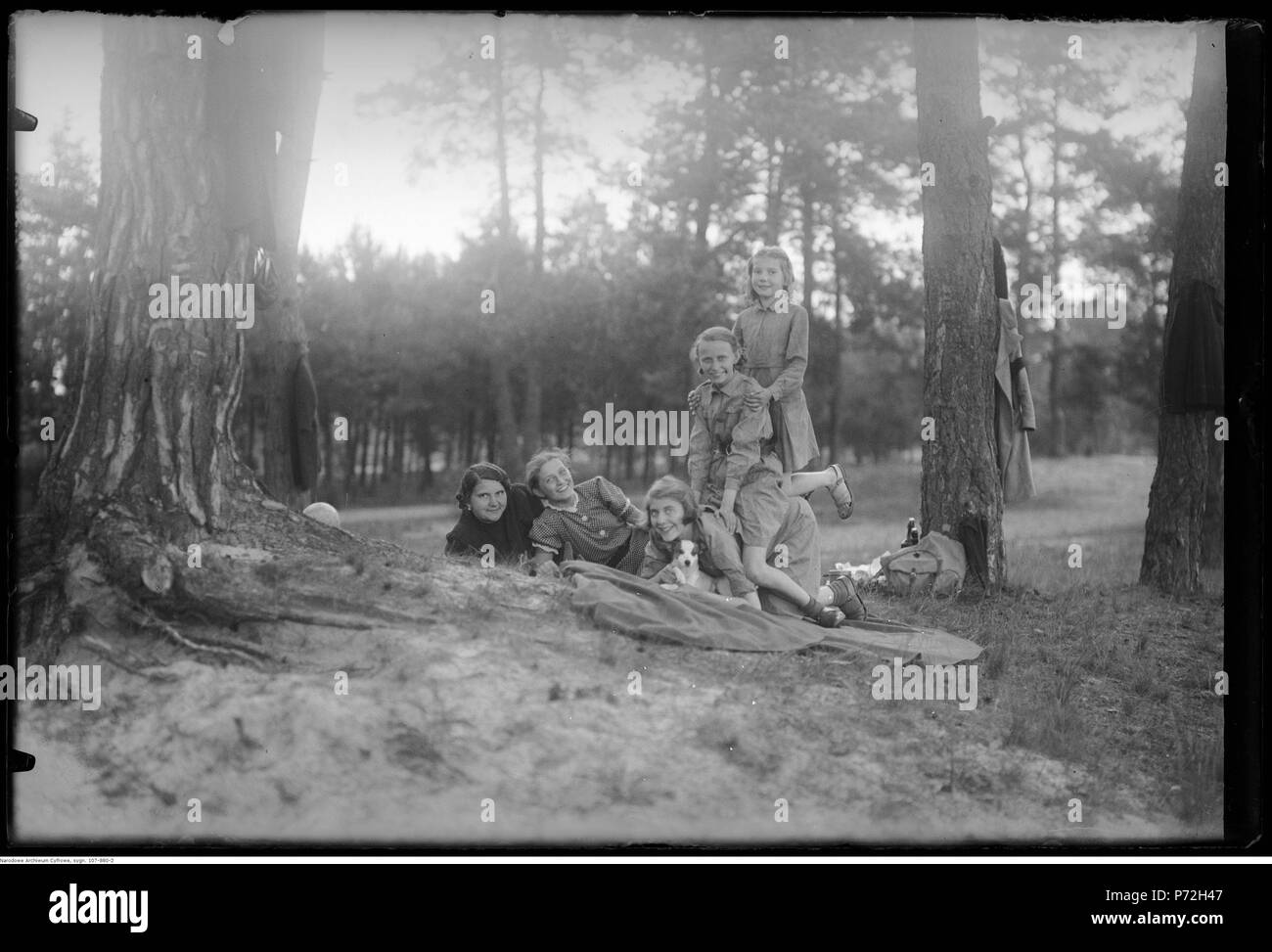 72 Narcyz Witczak-Witaczy ński-Wycieczka do lasu (107-880-2) Stockfoto