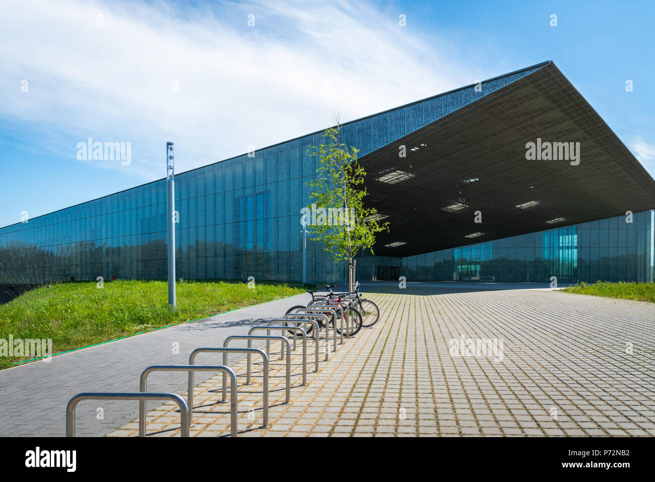 Tartu, Estland - Mai 2018: die Estnischen Nationalmuseums Architektur. Estonian National Museum ist ein Museum für Estnische Volkskunde und Volkskunst gewidmet Stockfoto