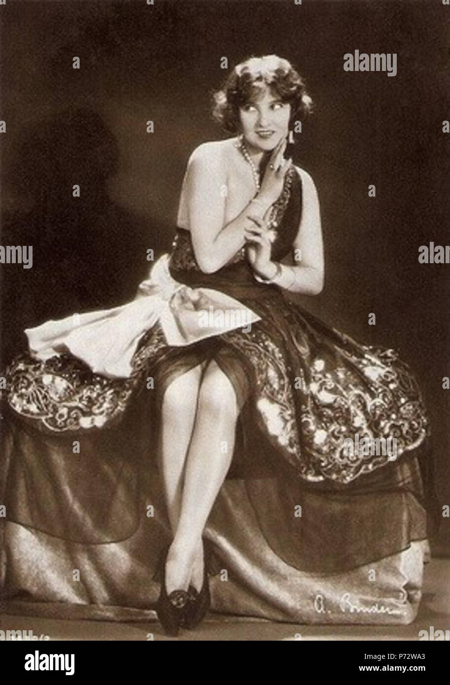 Lucy Doraine. 1920 s44 Lucy Doraine Binder 1. Stockfoto