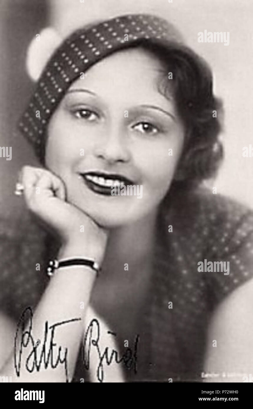 Betty Bird. 1930 s3 Betty Bird SL Stockfoto