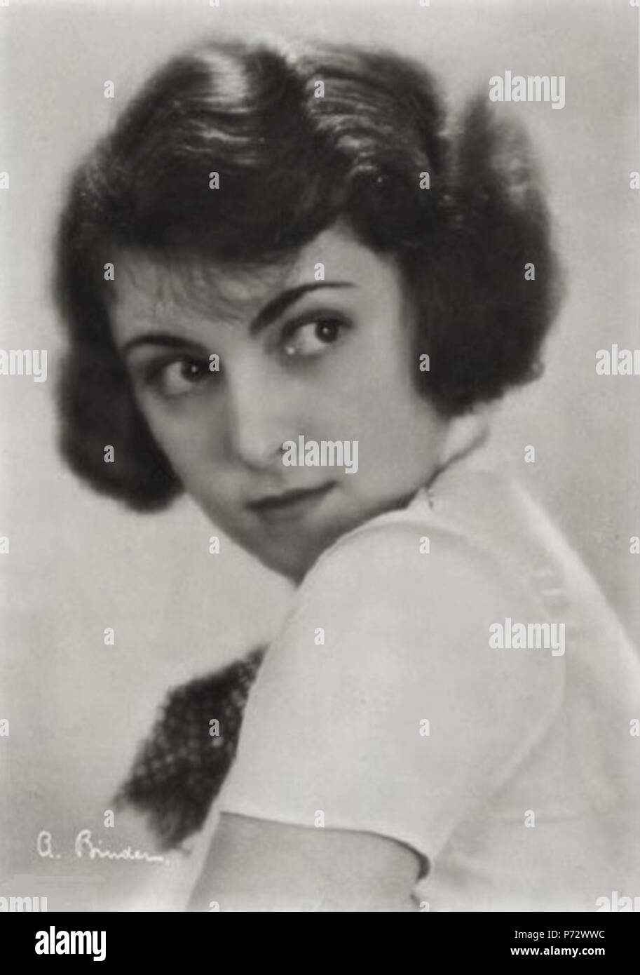 Jenny Jugo. 1928 39 Jenny Jugo Binder Stockfoto