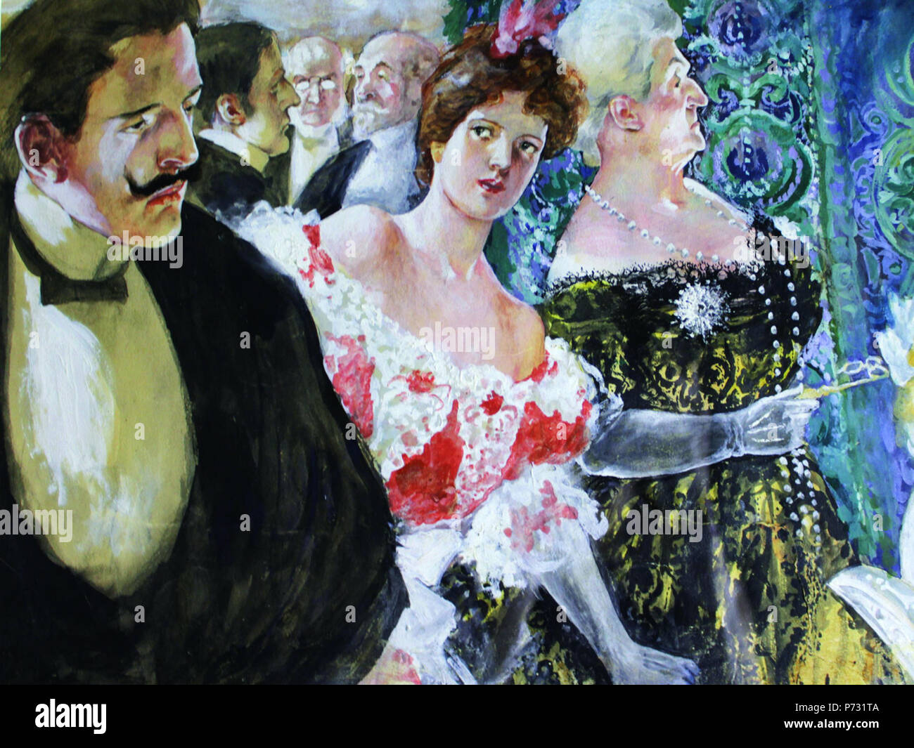 Englisch: Der Junggeselle von Rose O'Neill, C. 1896-1901, Tusche, Aquarell und Gouache auf Papier, Springfield Art Museum (Missouri). zwischen ca. 1896 und ca. 1901 38 Die Bachelor von Rose O'Neill, C. 1896-1901 Stockfoto