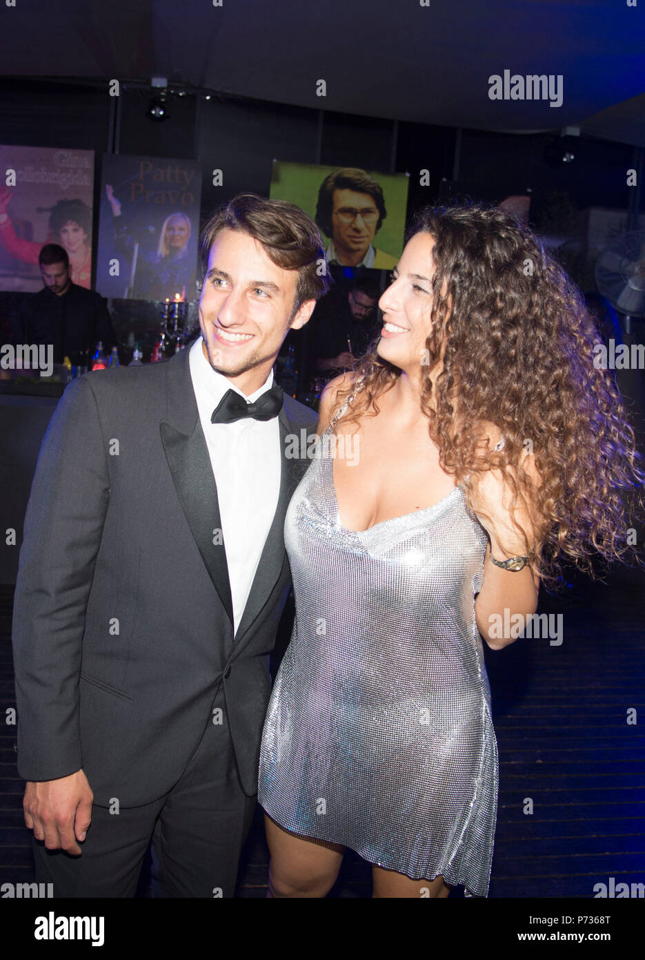 Rom, Geburtstag von Adriano Aragozzini und Gina Lollobrigida. Im Bild Gioia Aragozzini