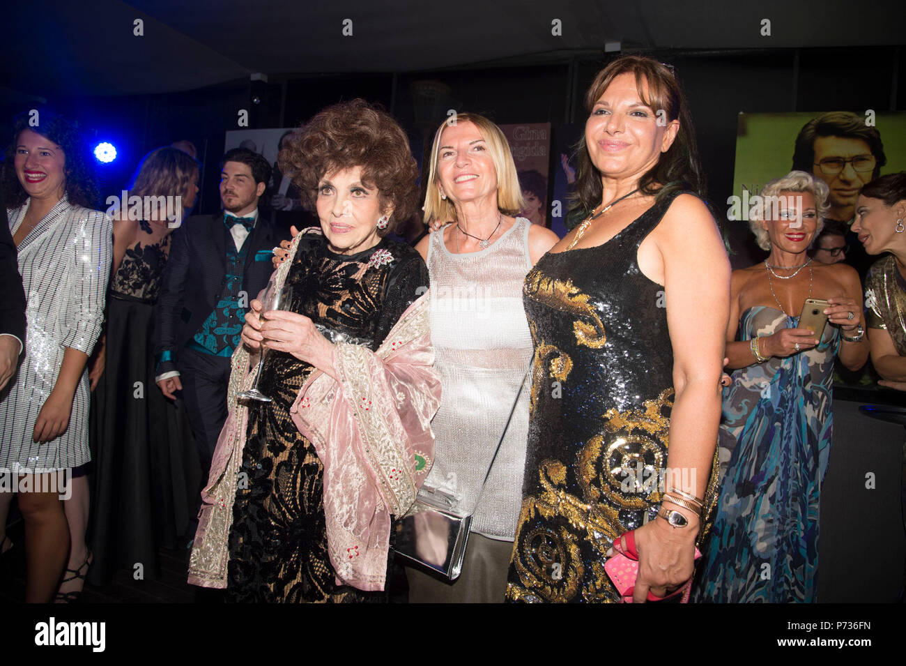 Rom, Geburtstag von Adriano Aragozzini und Gina Lollobrigida. Im Bild Gina Lollobrigida Elena