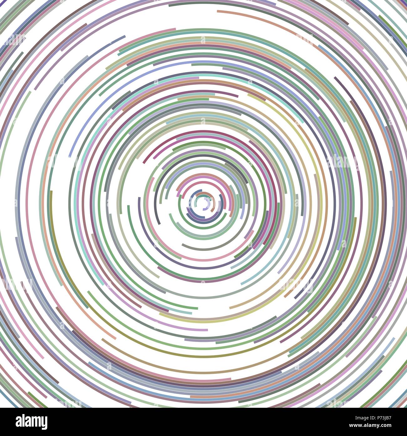 Abstrakte kreisförmigen Hintergrund aus Halbkreisen Stock Vektor