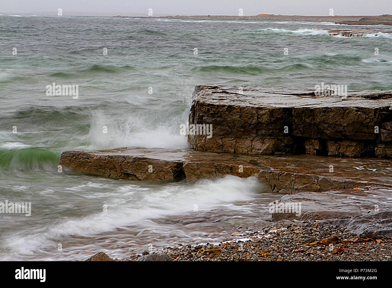 Reisen Neufundland, Kanada. Entlang der Autobahn # 470. Landschaften, Seestücke, und Wasserfällen, VON PORT AUX Baskisch zu Rose Blanche. Stockfoto