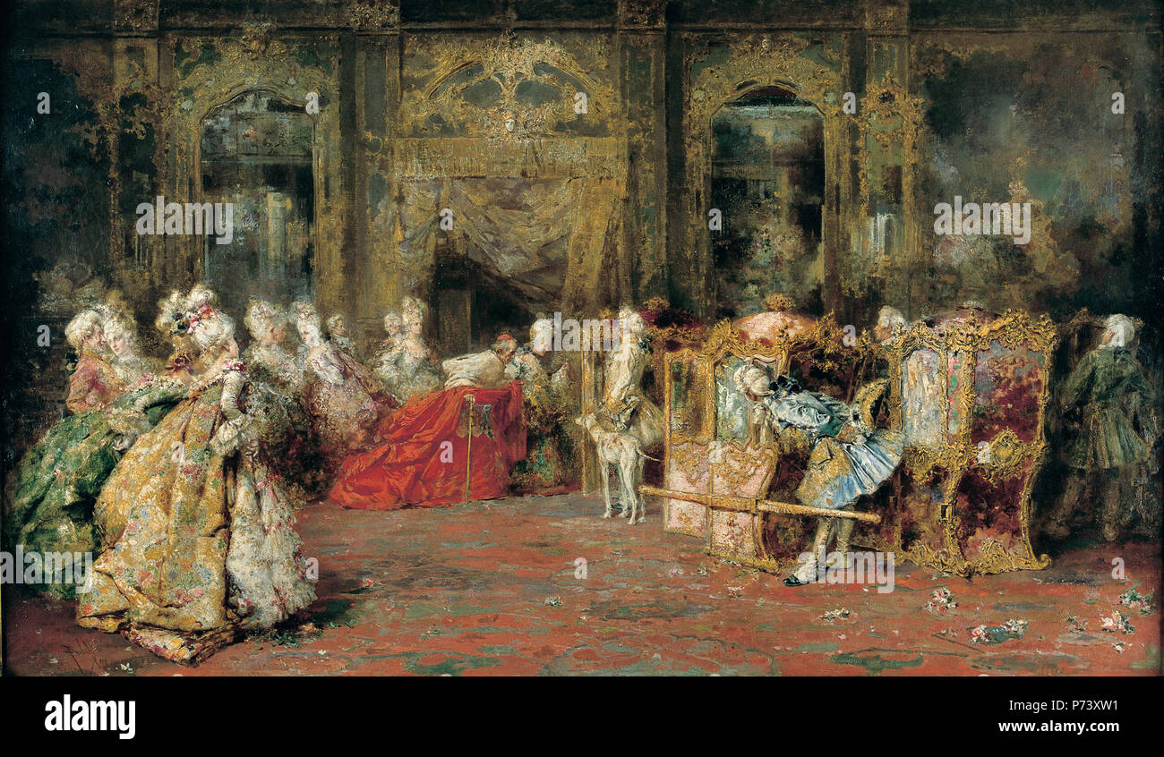 13 Recepción de un Cardenal - Salvador Sánchez Barbudo Stockfoto