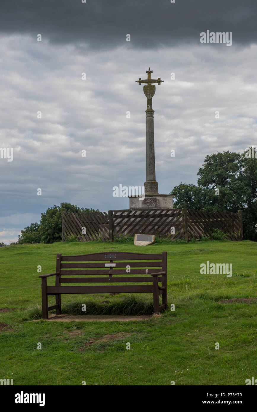 Katherine's Cross, Ampthill Park, Bedfordshire, Großbritannien. Ist Denkmal zu Katherine von Aragon Stockfoto