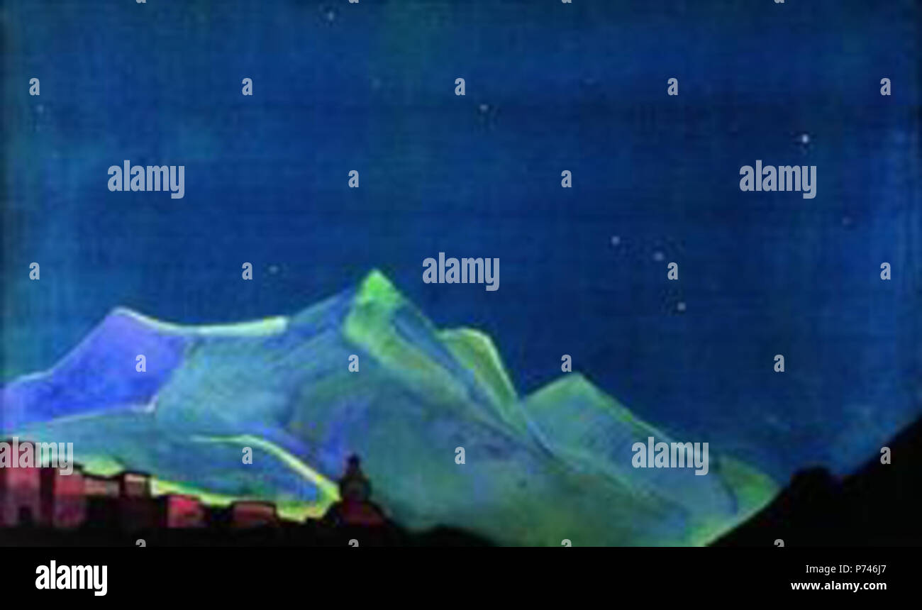 Die Arbeit von Nicholas Roerich. Vor 1947 44 Royal - Kloster PinterestLarge-1932.jpg! Stockfoto