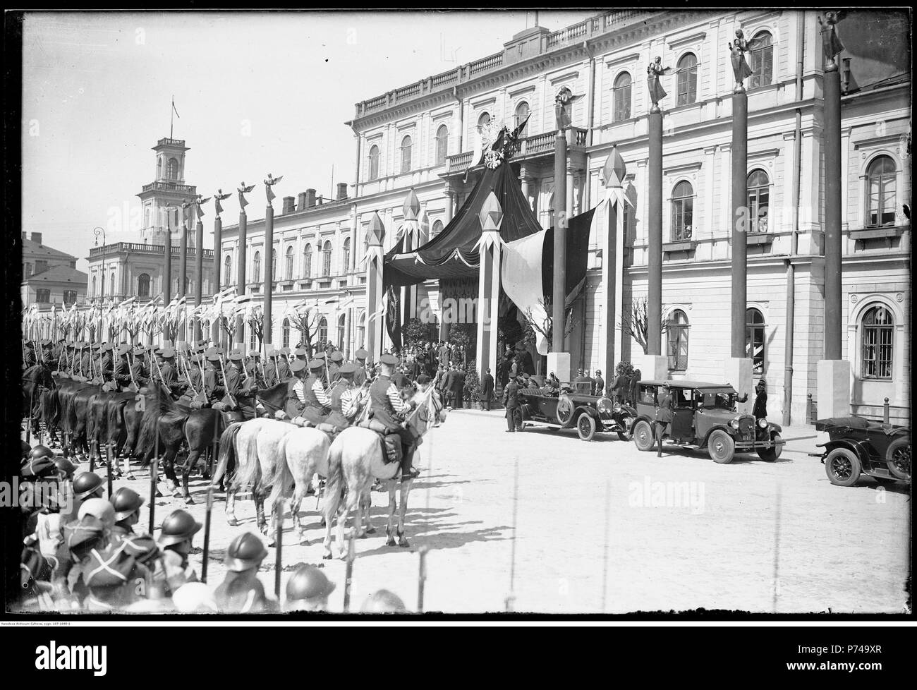 72 Narcyz Witczak-Witaczy ński-Wizyta króla Afganistanu Amanullaha Chana w Polsce (107-1095-1) Stockfoto