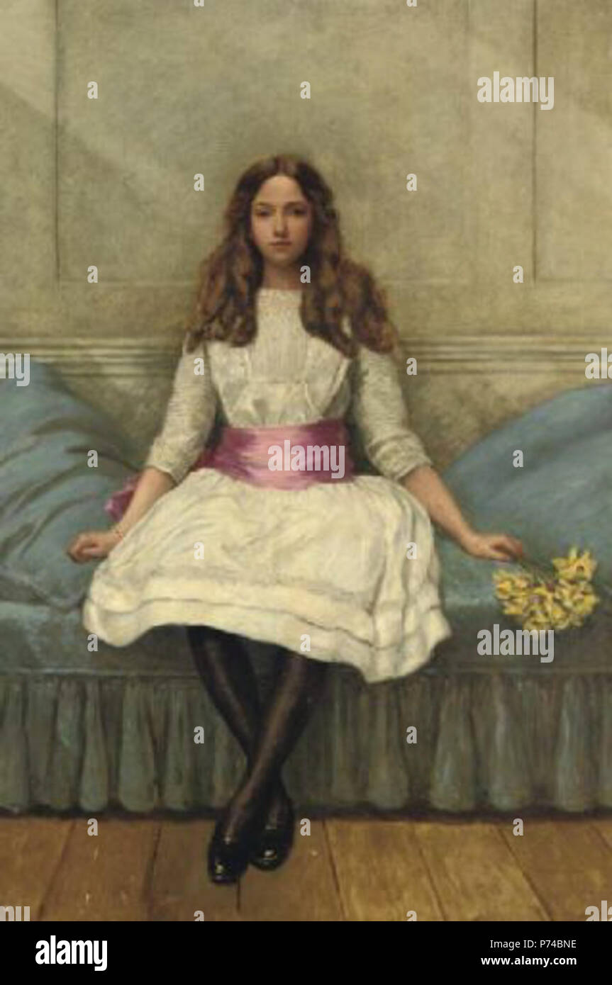 Portrait von Irene Spencer. 1912 3 Philip Burne-Jones Irene Spencer 1912 Stockfoto