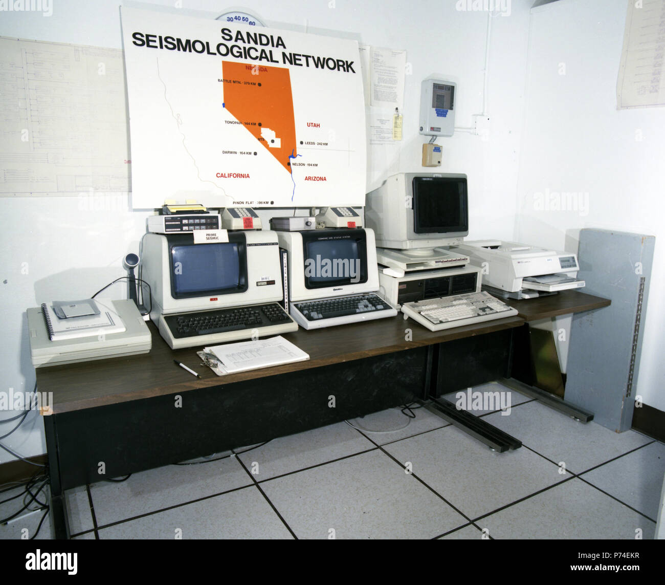 1991 Computern Stockfoto