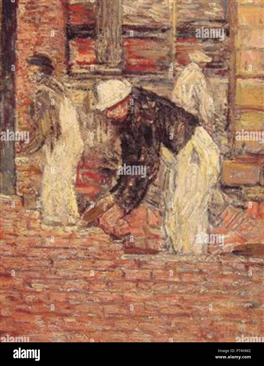 Arbeit von Childe Hassam. Vor 1935 135 Hassam - Maurer Stockfoto