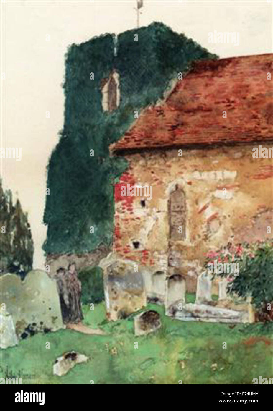 Arbeit von Childe Hassam. Vor 1935 136 Hassam - Canterbury Stockfoto