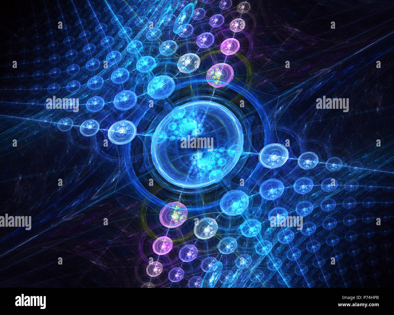 Zusammenfassung Hintergrund Element. Fraktale Grafiken Serie. Stockfoto