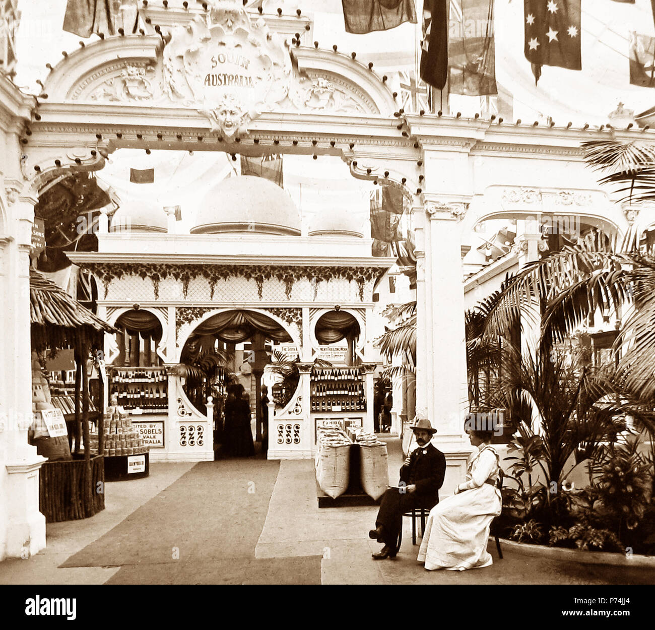 Die South Australia, der französisch-britischen Ausstellung in der Weißen Stadt, London, 1908 Stockfoto
