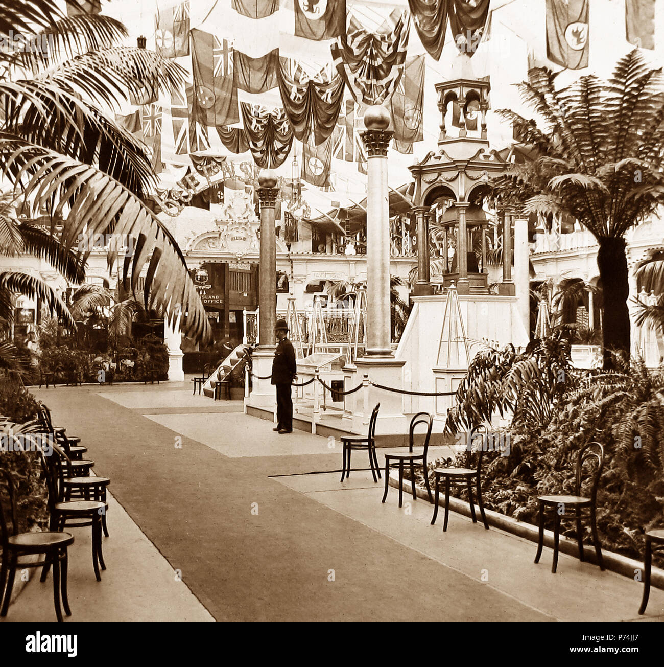 Die Queensland, der französisch-britischen Ausstellung in der Weißen Stadt, London, 1908 Stockfoto