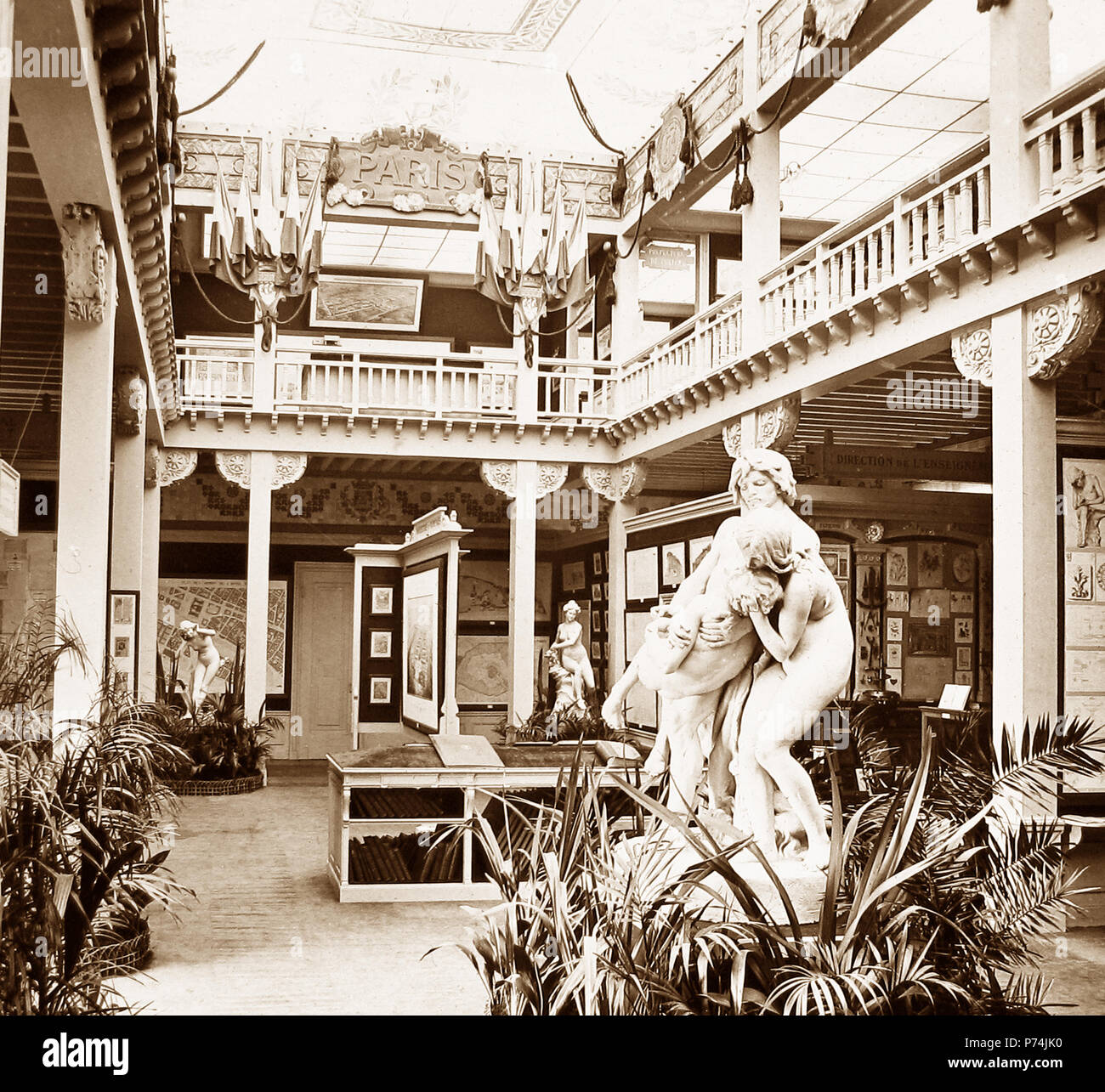 Die Pariser Pavillon der Gemeinde, der französisch-britischen Ausstellung in der Weißen Stadt, London, 1908 Stockfoto