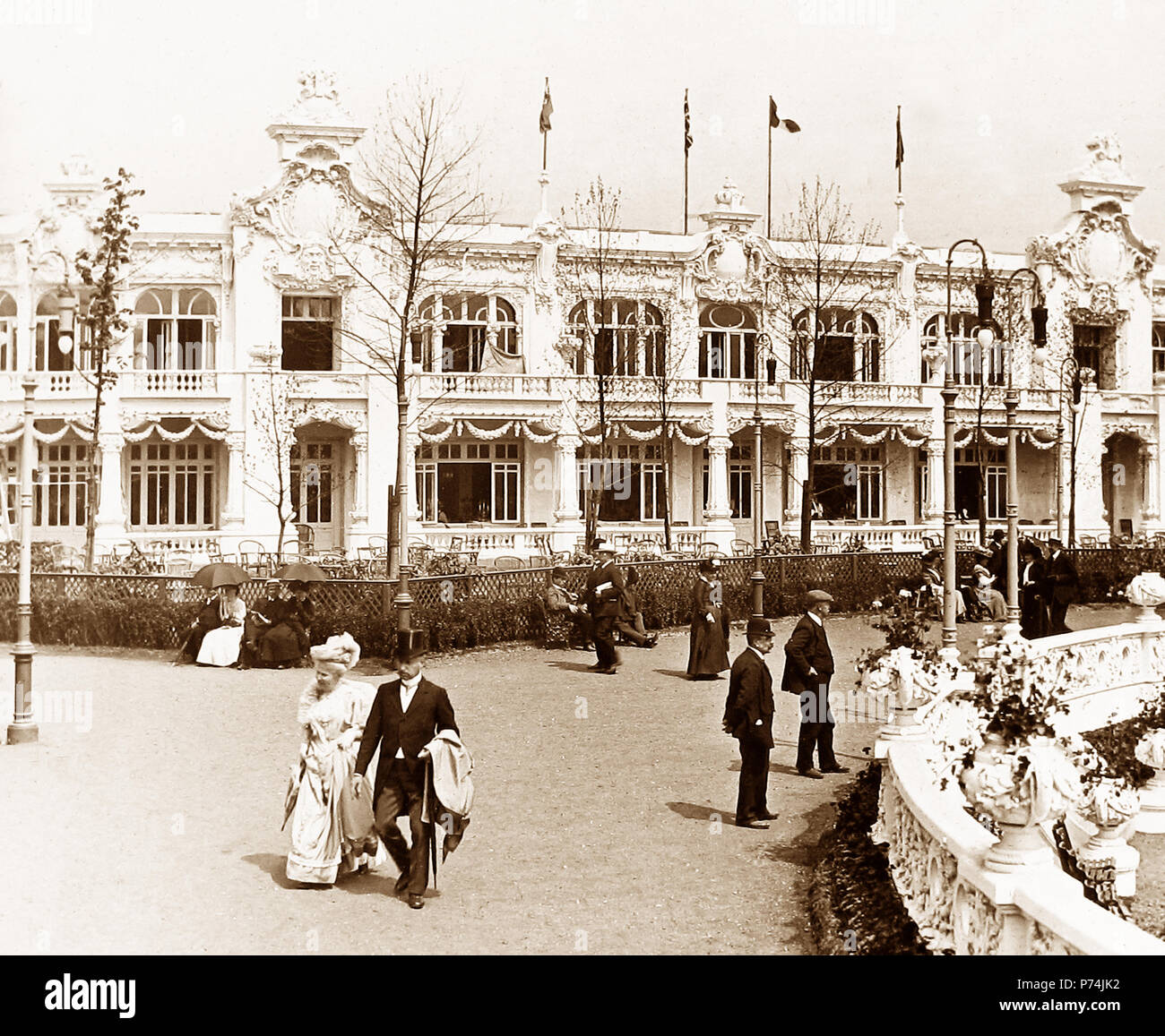 Die Garden Club, der französisch-britischen Ausstellung in der Weißen Stadt, London, 1908 Stockfoto