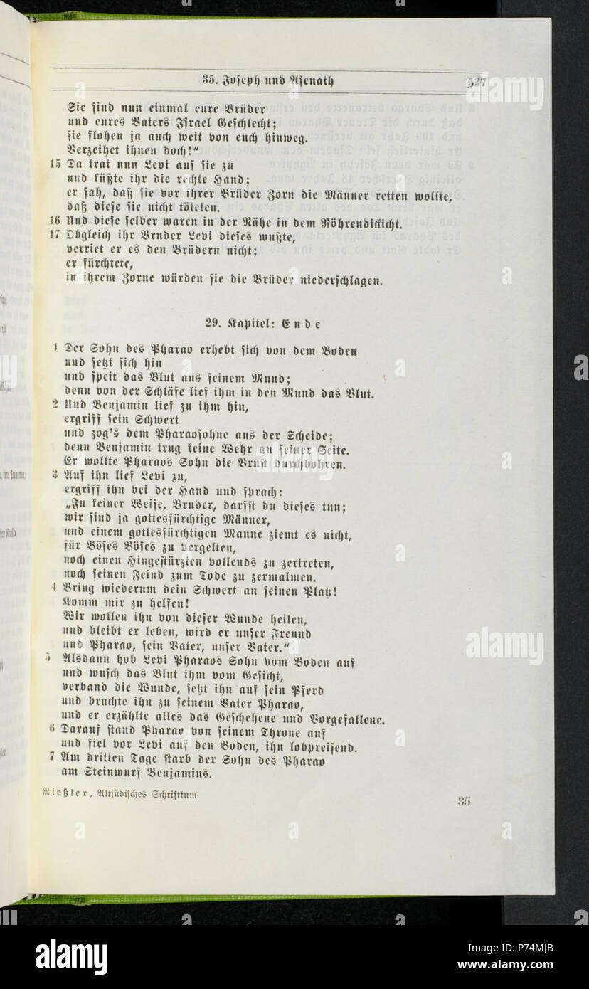 . Altjüdisches Schrifttum außerhalb der Bibel N/A 197 Riessler Altjuedisches Schrifttum ausserhalb der Bibel 537 Stockfoto