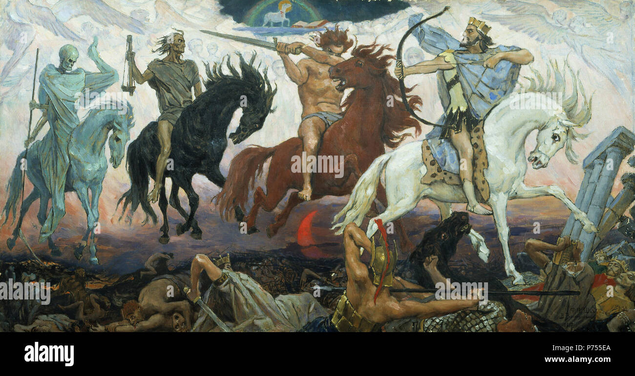 Wie Heißen Die 4 Reiter Der Apokalypse Vier reiter die apokalypse Stockfotos und -bilder Kaufen - Alamy