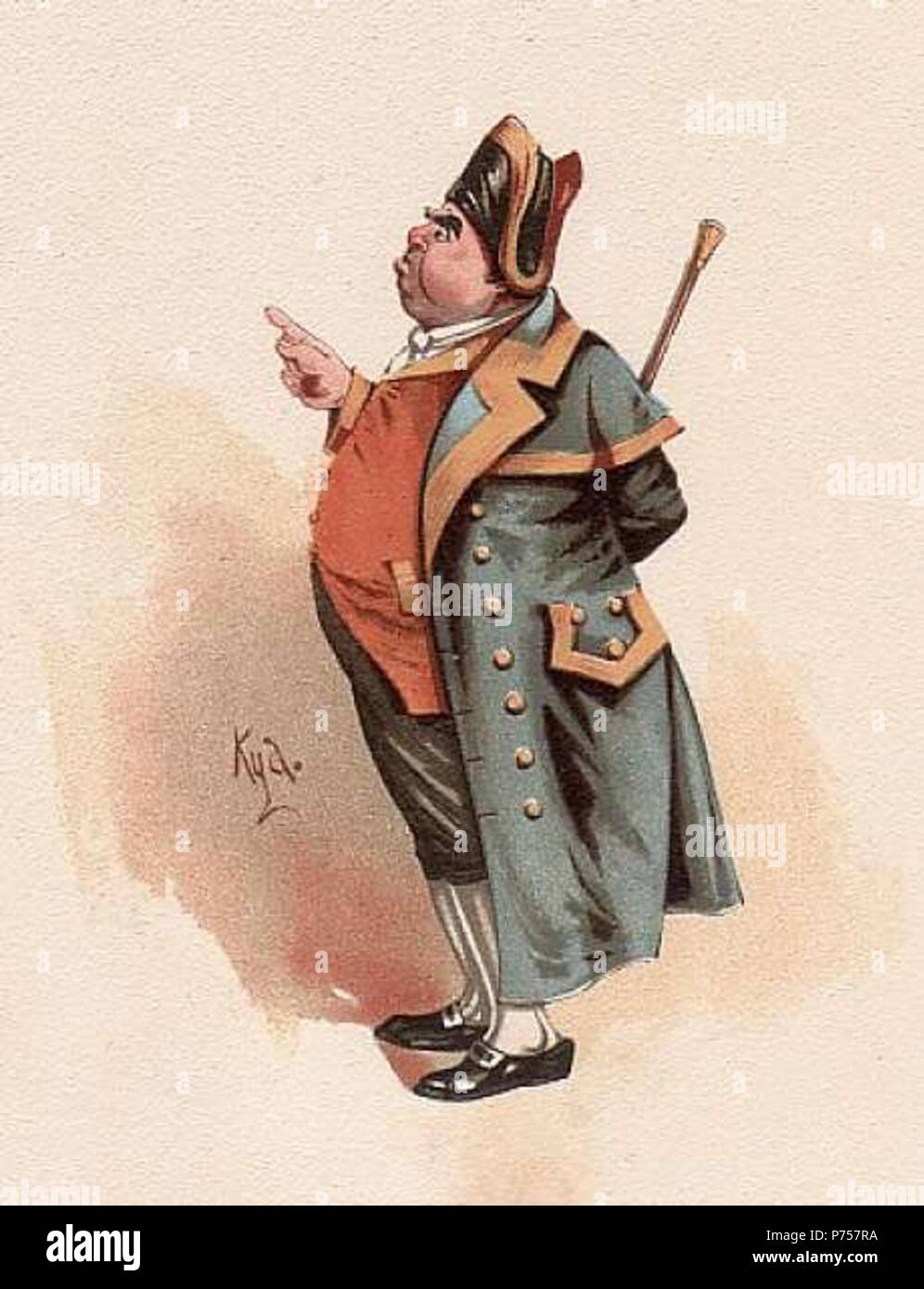 Afrika september slå op Englisch: Aquarell von Herrn Hummel von Oliver Twist. ca. 1890 27 Clarke -  hummeln Stockfotografie - Alamy