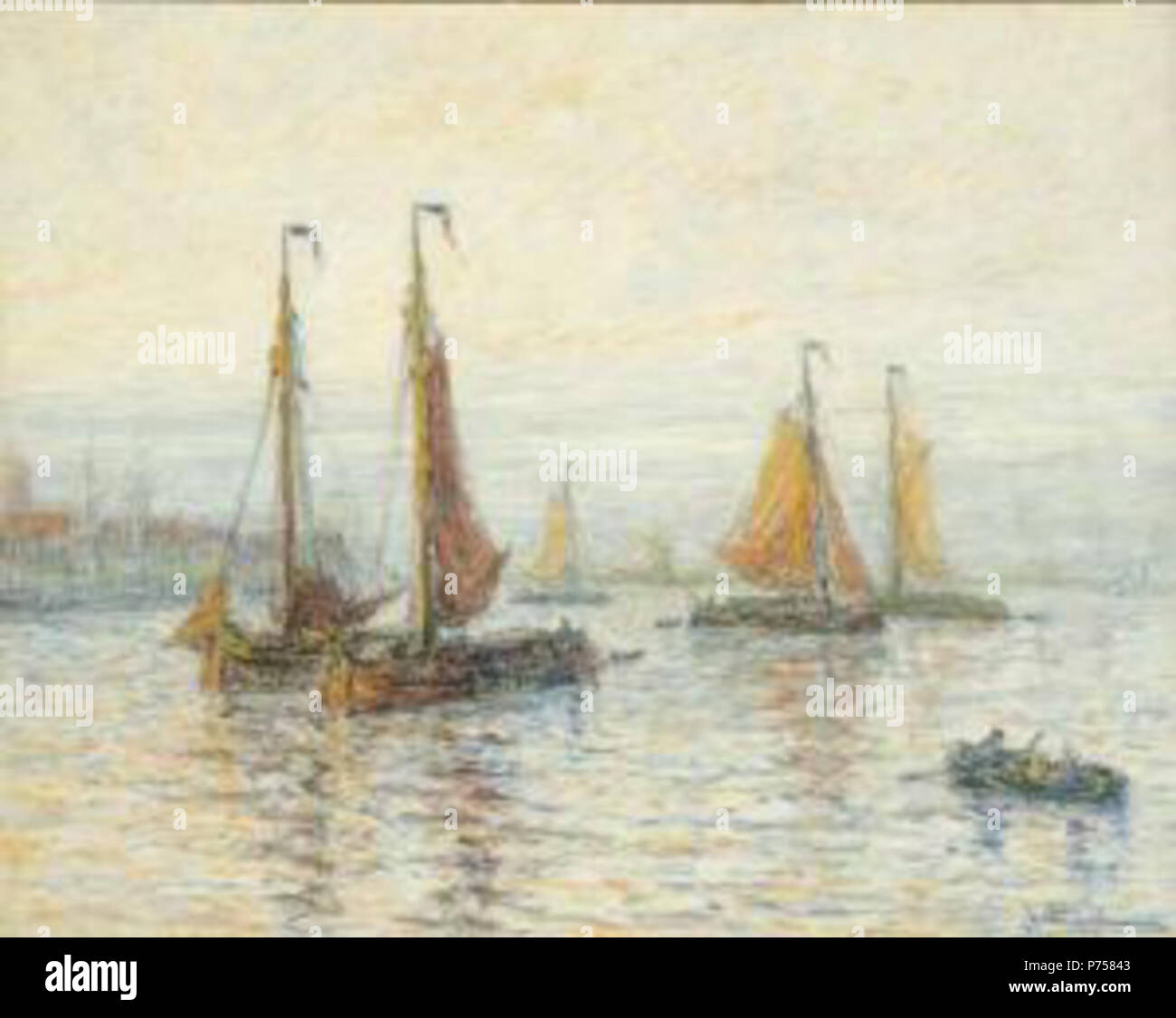 Englisch: Ochtendstemming. ca. 1900 28 CN Sturm ochtendstemming Stockfoto