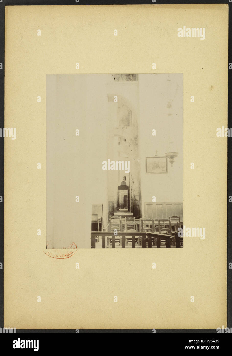 6 Abbaye de l'Épine Saint-Junien-J-A Brutails - Université Bordeaux Montaigne - 1741 Stockfoto