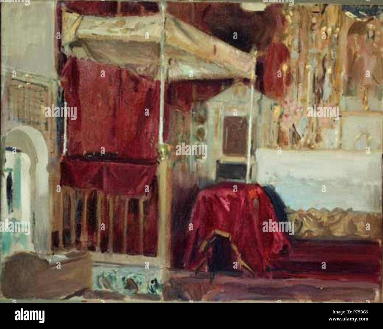 22 Capilla de la Finca de Láchar, Granada - Sorolla Stockfoto