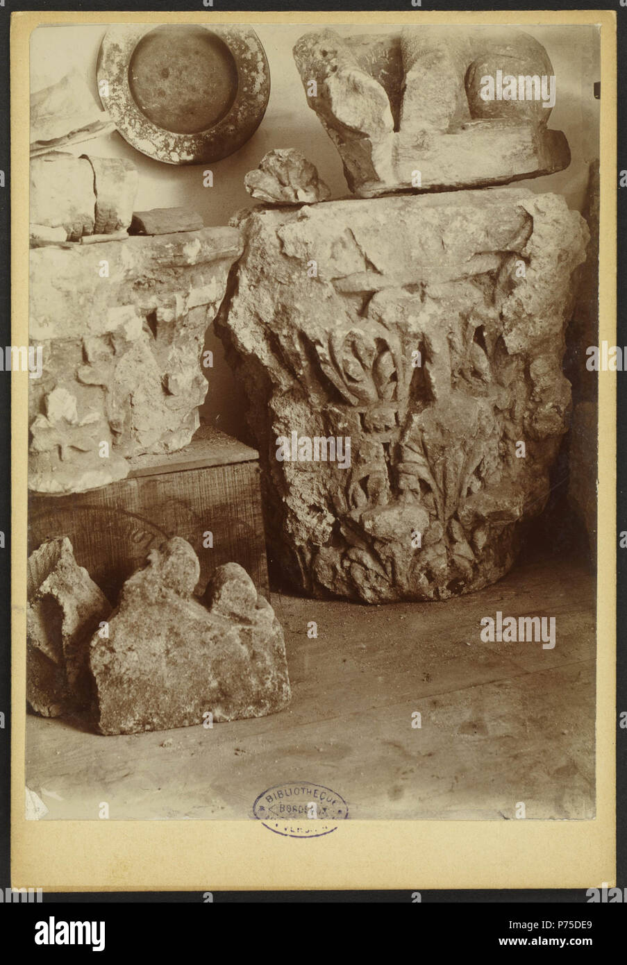 36 Eglise Saint-Eloi d'Amélie-J-A Brutails - Université Bordeaux Montaigne - 0511 Stockfoto