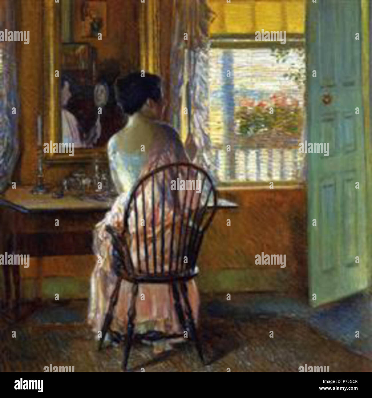 Arbeit von Childe Hassam. Vor 1935 136 Hassam - Morgen - Licht Stockfoto