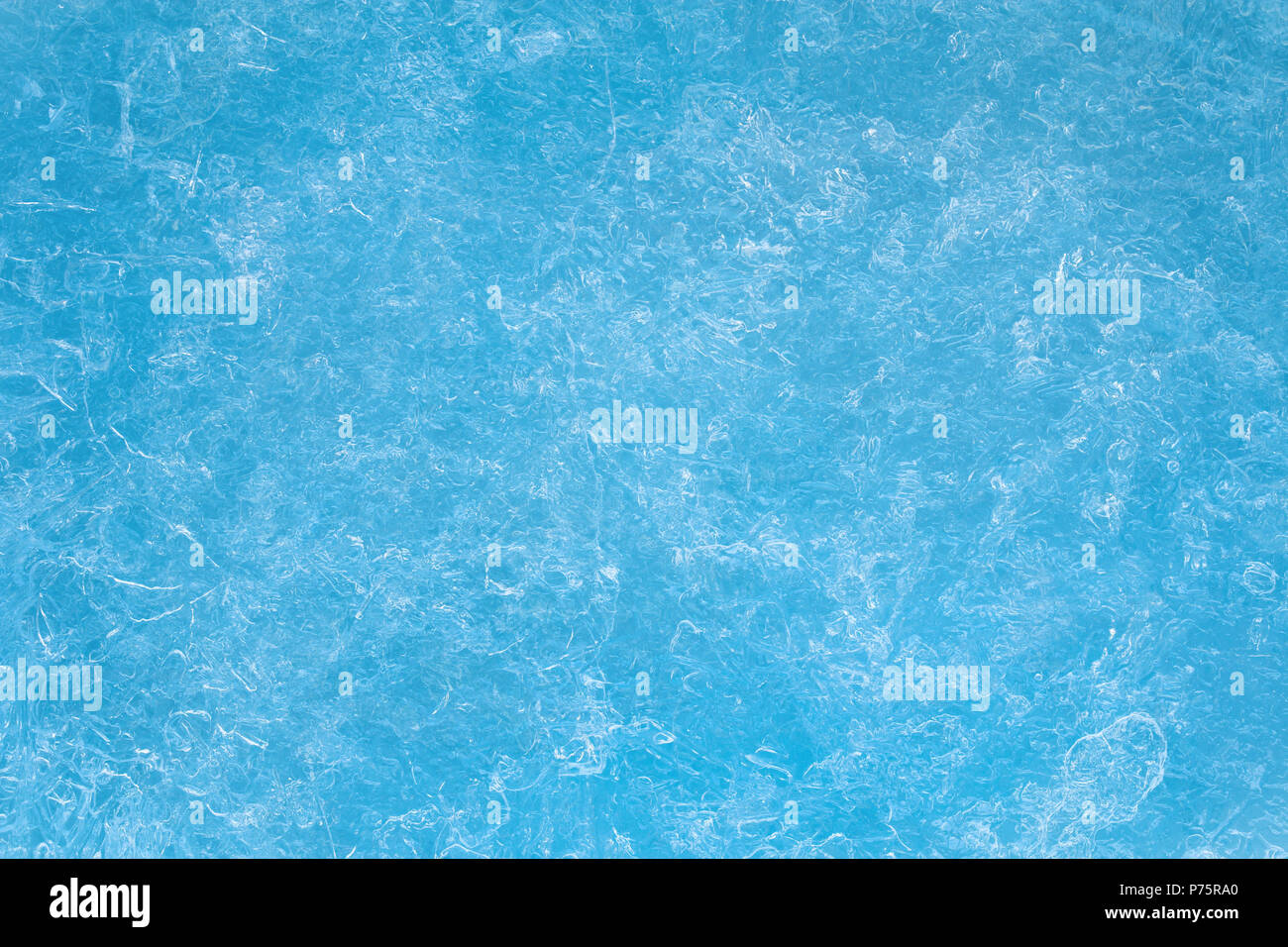 Summer Blue Ice Textur Hintergrund Stockfoto