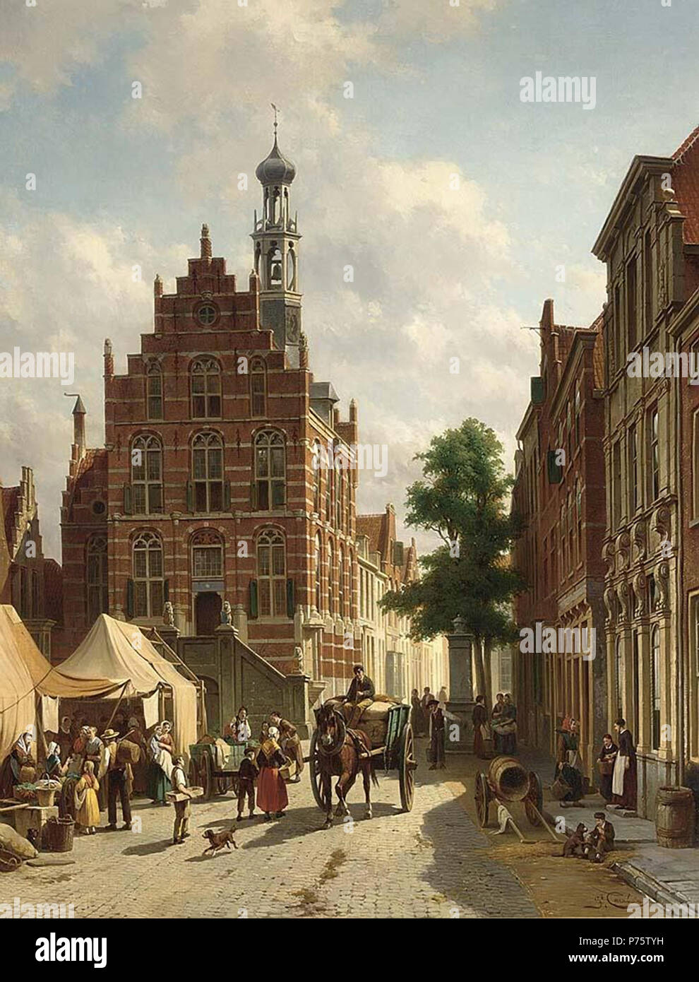 (1834 - 1933) -,. ================================================= Jacques François Joseph Carabain, oder Jakob Frans Jozef Carabain (23. Februar 1834, Amsterdam, 2. Januar 1933 Schaerbeek) war ein niederländisch-belgischen Maler, der in erster Linie für seine Szenen von Städten und Gebäuden in der Romantic-Realist Stil bekannt. Er insbesondere in mittelalterlichen und barocken Strukturen interessiert war, und wurde oft zu belebten Markt Orten angezogen. www.youtube.com/watchv=dMFnMcohTbk. Vom 6. Februar 2018, 20:43 145 Jacques Carabain056 (39228762985) Stockfoto