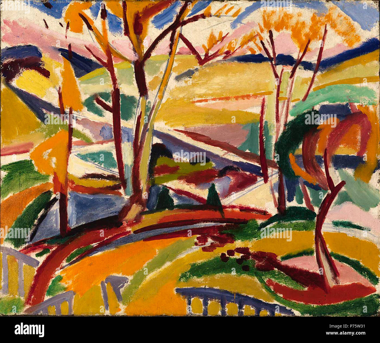 002 1968.19.1 44 H. Lyman Saÿen-Tal fällt ICH - 1968.19.1 - Smithsonian American Art Museum Stockfoto