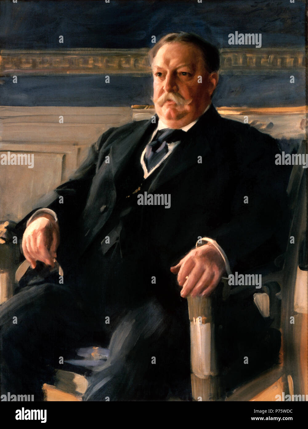 . Q 18245185. Offizielle White House Portrait von William Howard Taft. 1911 85 William Howard Taft von Anders Zorn, 1911 Stockfoto