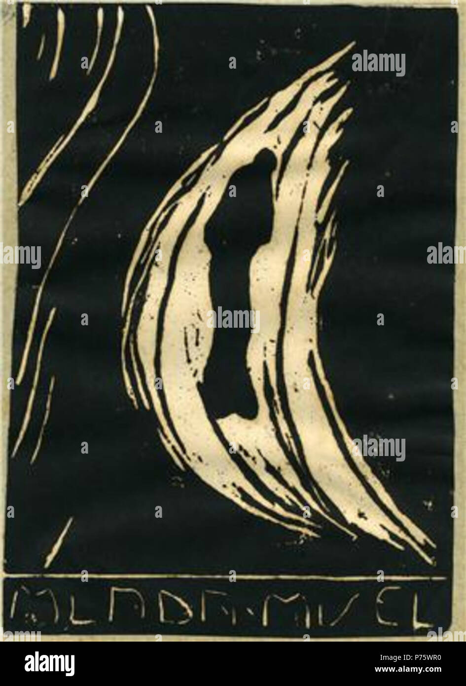 149 Jože Gorjup - Mlada misel (lilija) Stockfoto