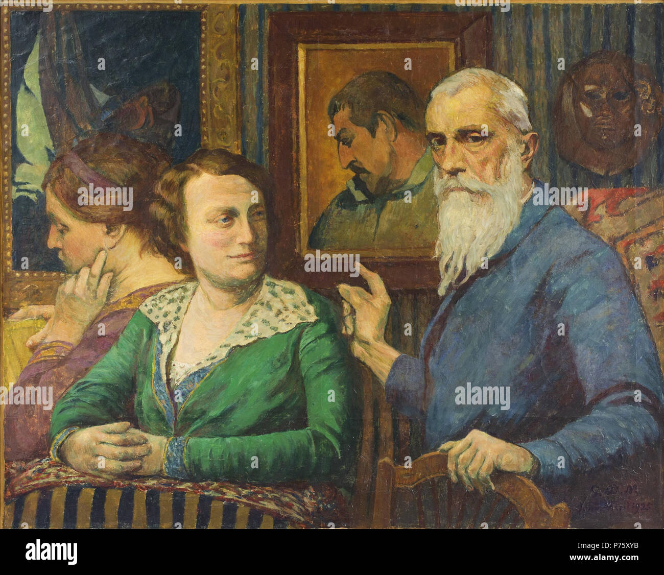 166 Monfreid Hommage à Gauguin Stockfoto