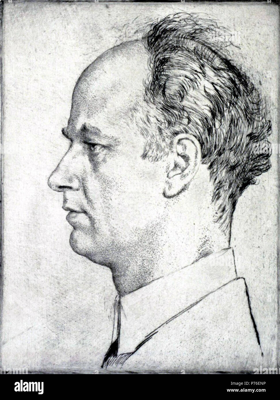 228 Wilhelm Furtwängler von Emil Orlik Stockfoto