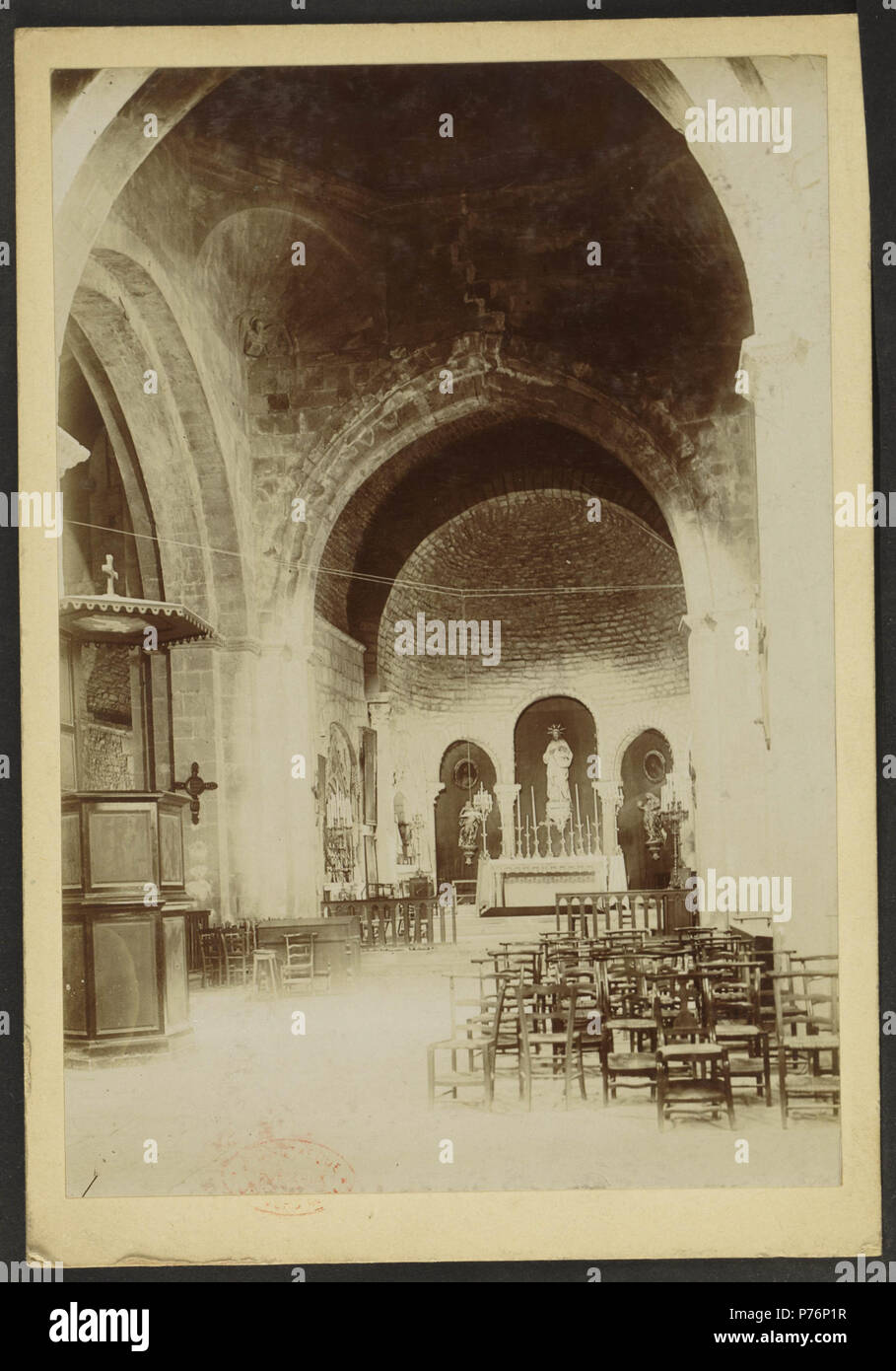 224 Vaison (Cathédrale)-J-A Brutails - Université Bordeaux Montaigne - 2047 Stockfoto