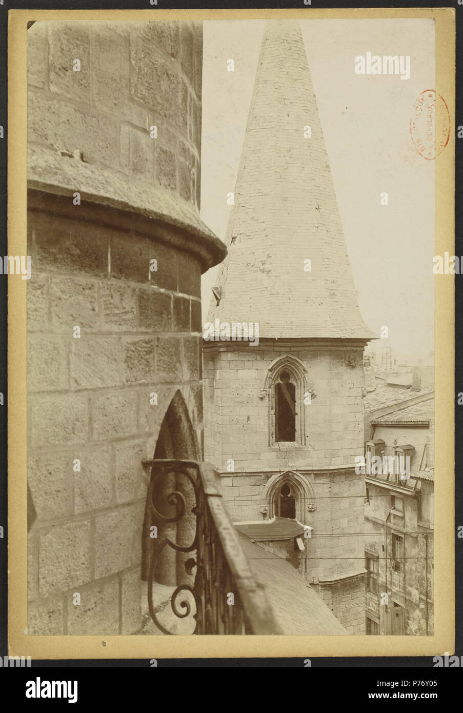235 Église Saint-Éloi de Bordeaux-J-A Brutails - Université Bordeaux Montaigne - 0473 Stockfoto