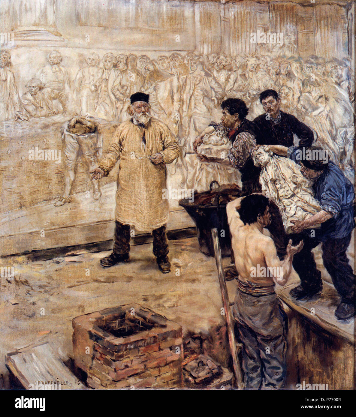 190 Raffaëlli chez le fondeur Stockfoto