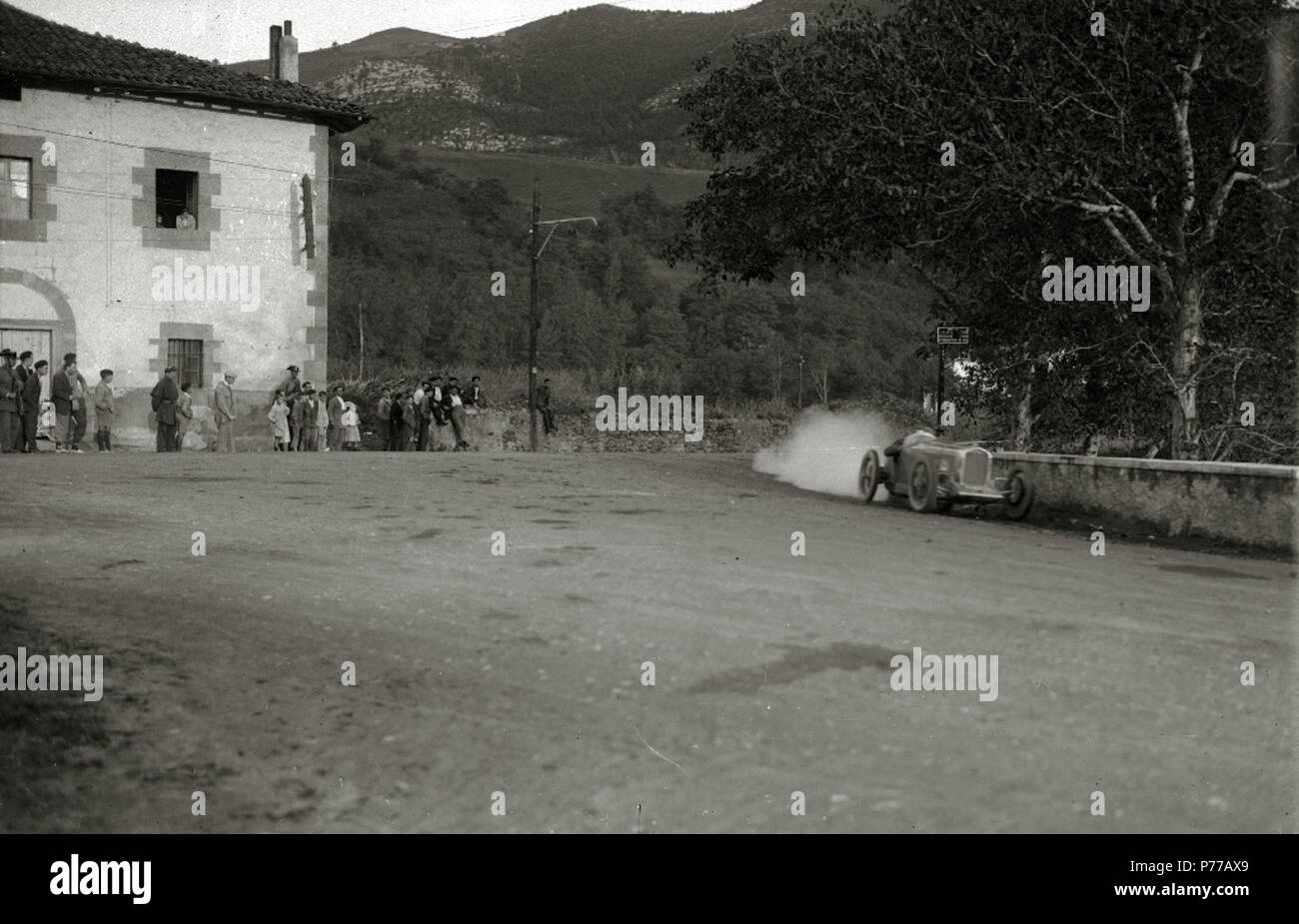 17 Circuito de automóvilistico Lasarte. Carrera de coches (8 de 8) - Fondo Car-Kutxa Fototeka Stockfoto