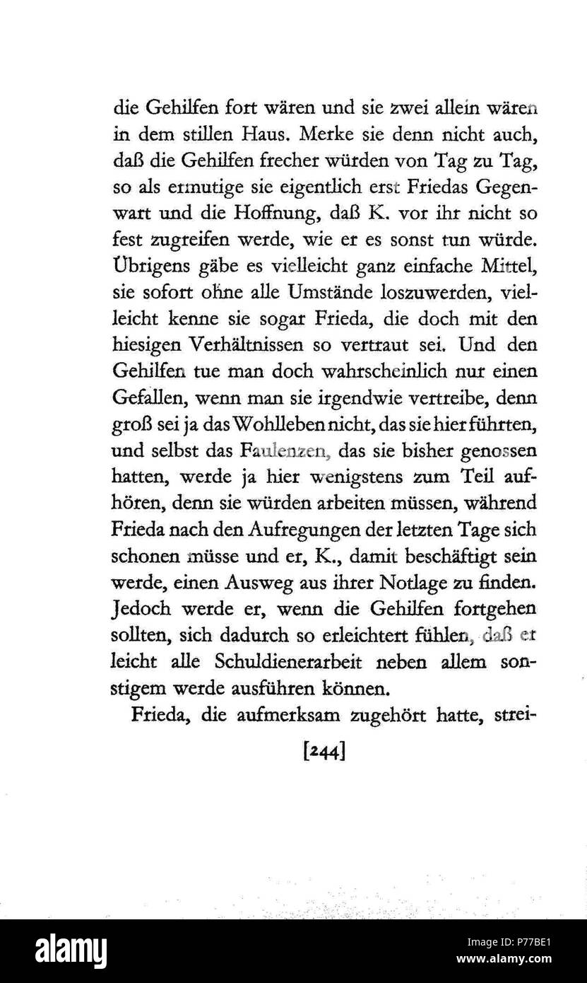 23 De Kafka Schloß 244 Stockfoto