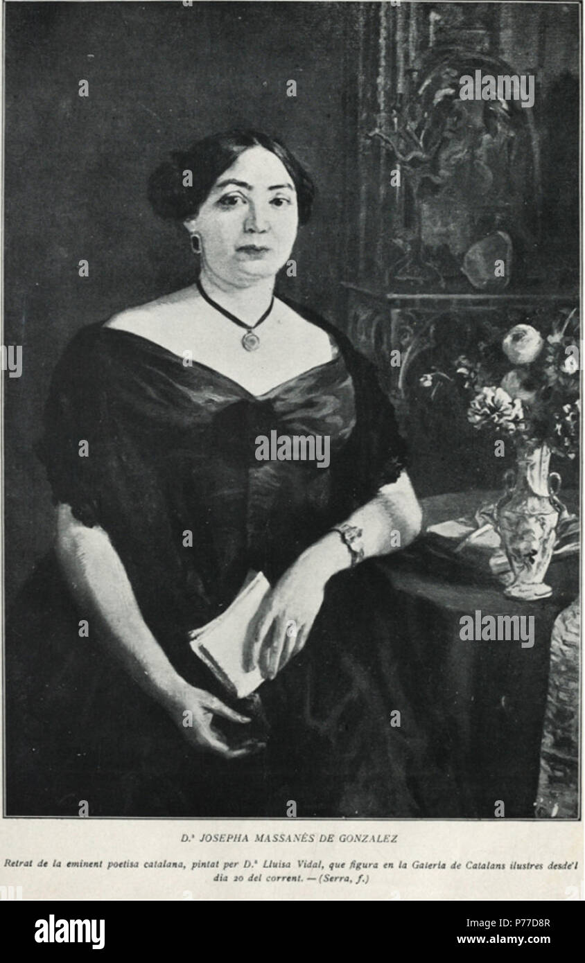 40 Josefa Massanés de Gonzalez Stockfoto