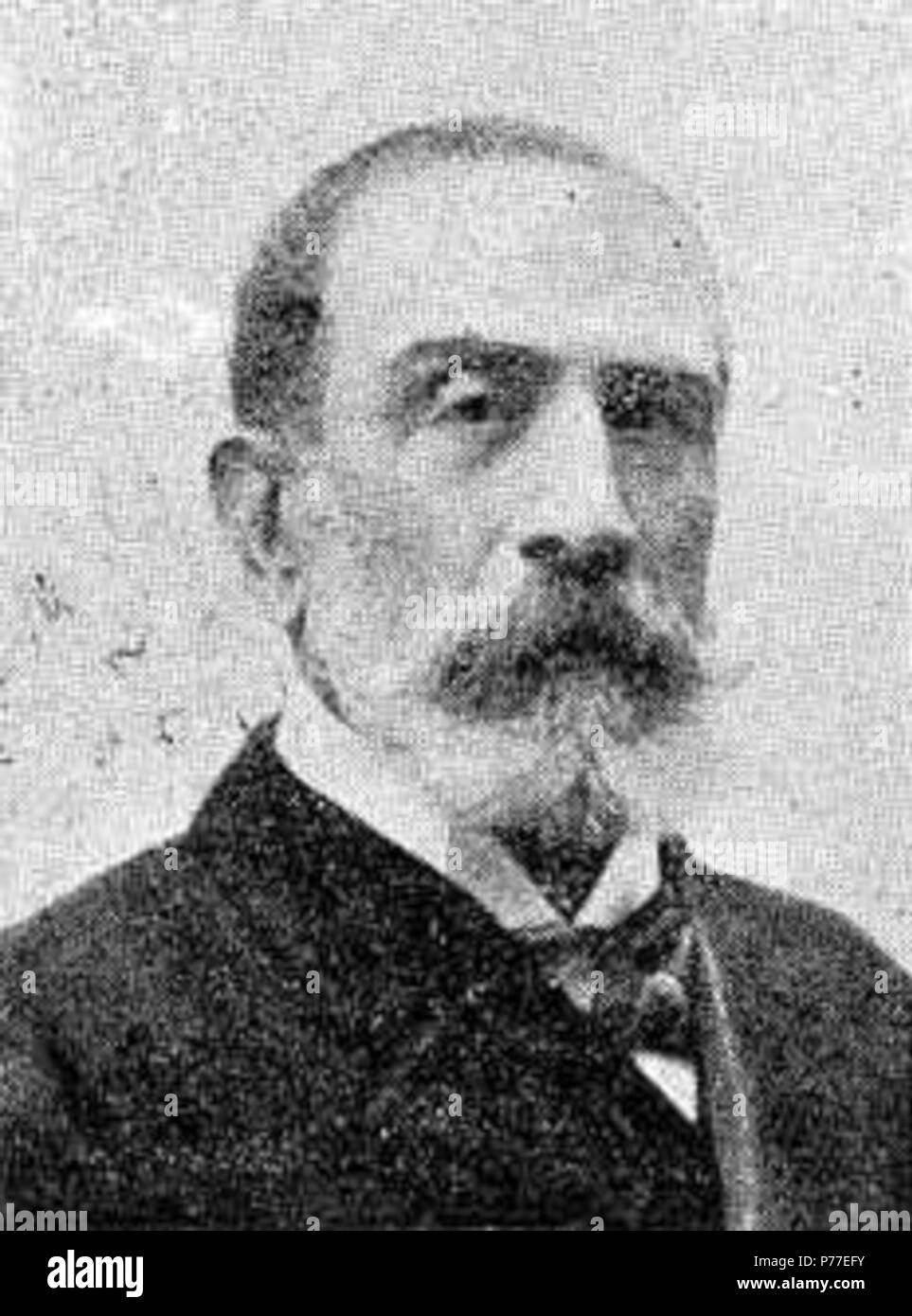 45 Manuel Bárcena Franco 1909 Stockfoto