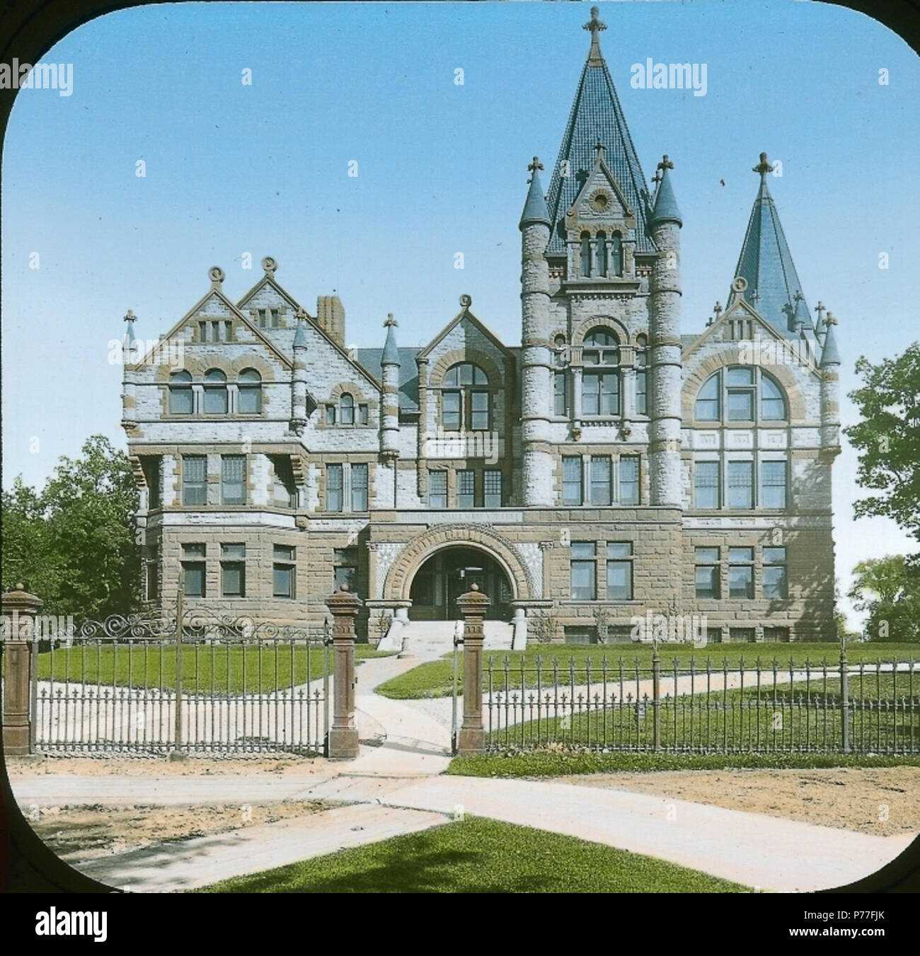 Englisch: Victoria College, Toronto, Kanada. ca. 1895 61 Victoria College ca. 1895 Stockfoto