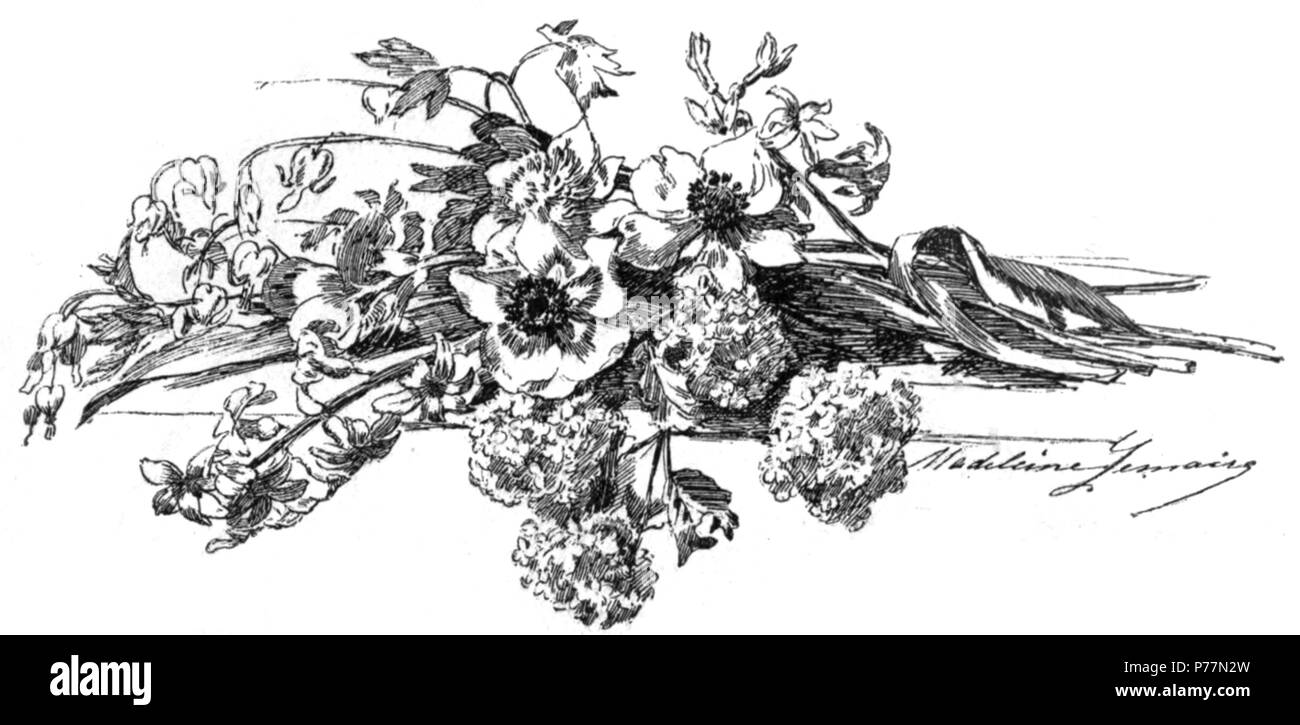 11 Blumenstrauß von Madeleine Lemaire Stockfoto
