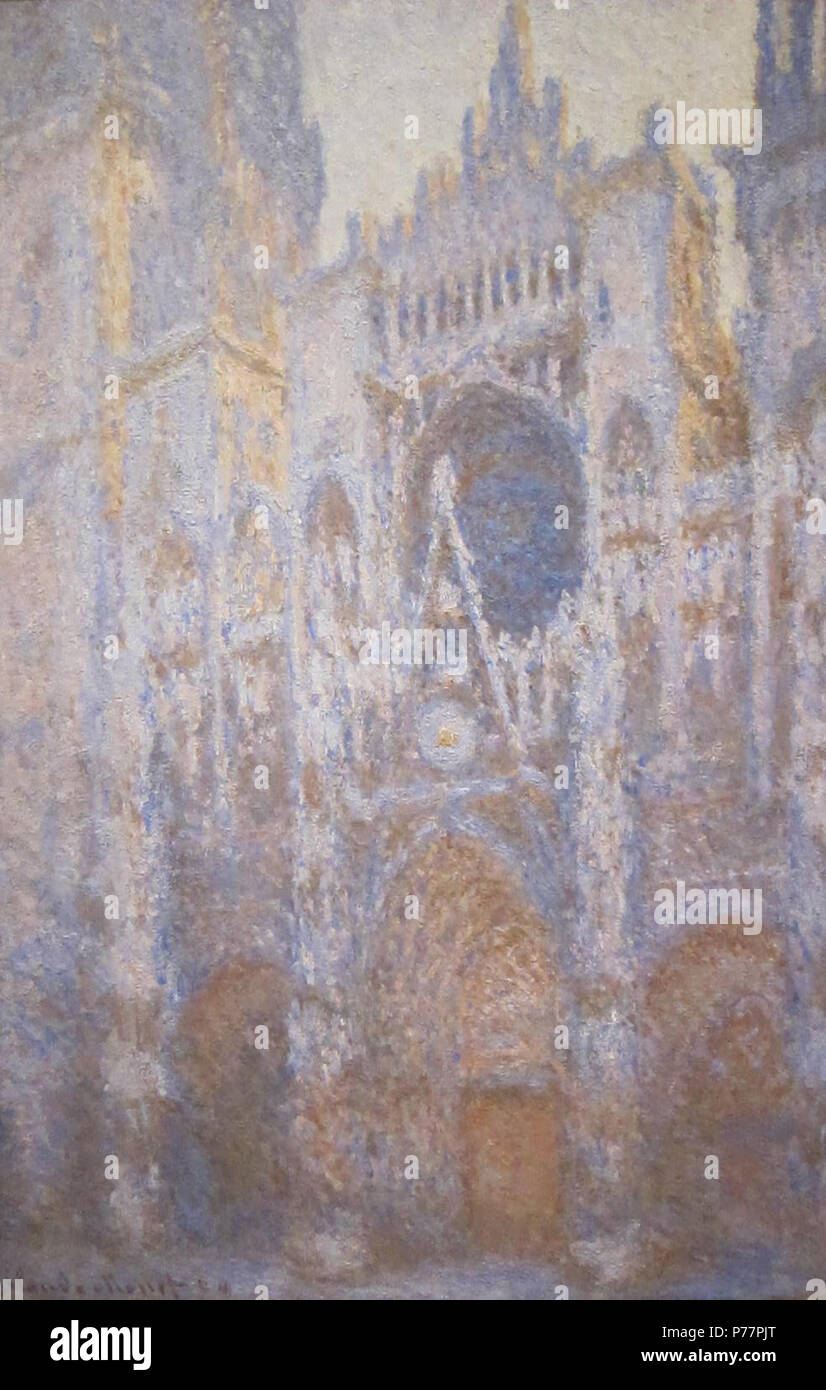 Englisch: Kathedrale von Rouen, Westfassade (1894, Claude Monet) innerhalb der National Gallery von Art West Building in Washington, D.C. befindet. 10 Juni 2010 203 Kathedrale von Rouen, Westfassade Stockfoto