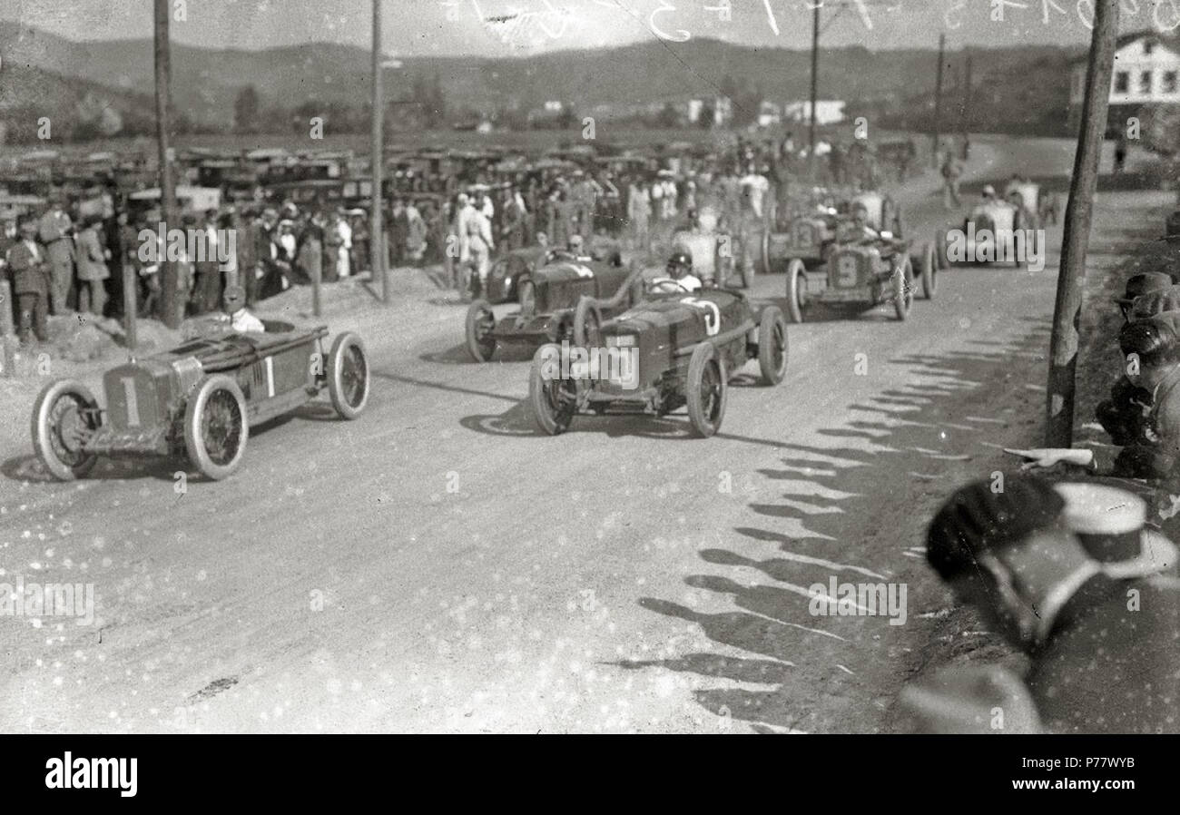 14 Carrera automóvilistica en el circuito de Lasarte (85 de 493) - Fondo Car-Kutxa Fototeka Stockfoto