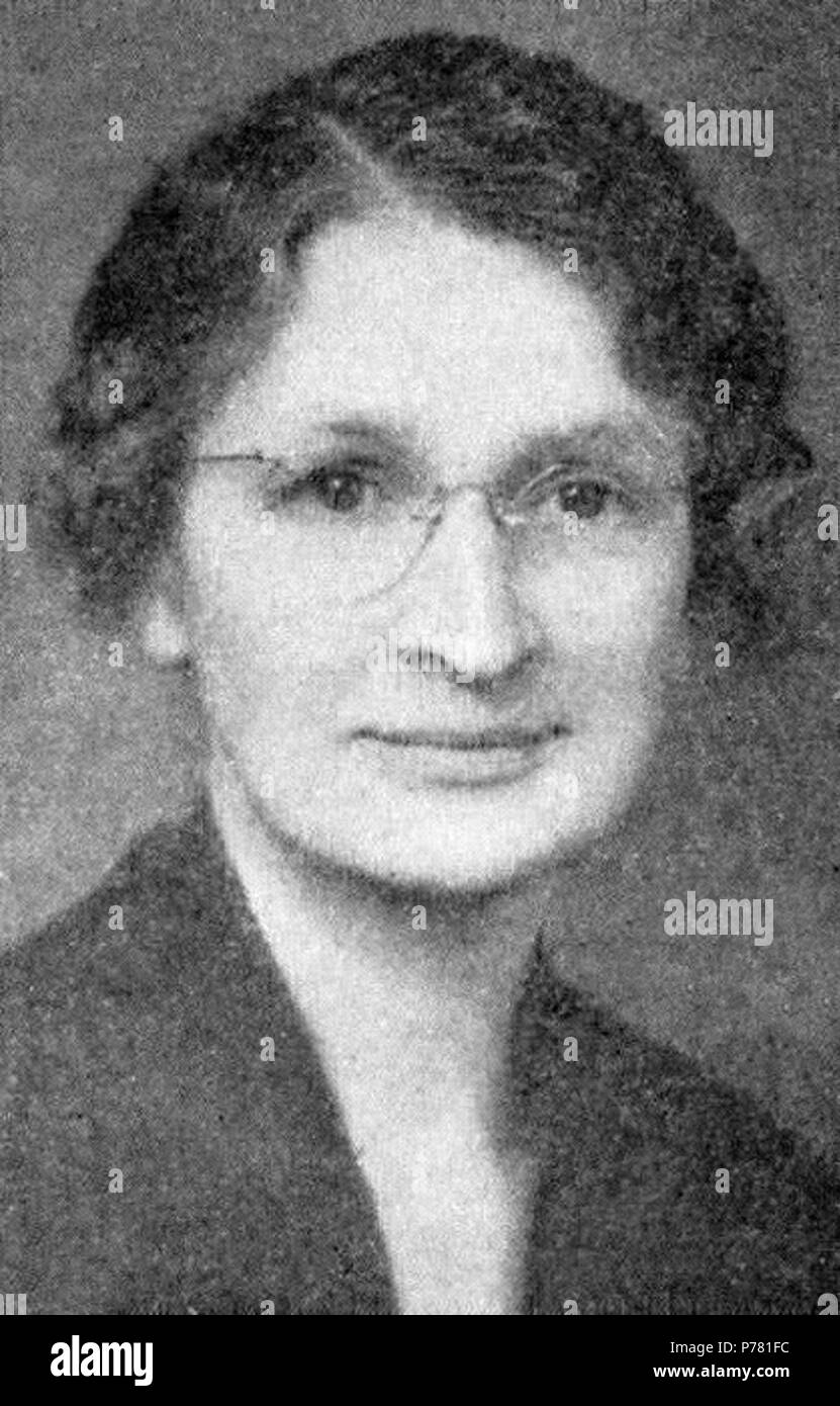 Englisch: Foto von Lucy Grant Kanone, die vierte Präsidentin der Jungen Frauen Organisation der Kirche Jesu Christi der Heiligen der Letzten Tage (LDS Kirche). 1936 7 Lucy G. Kanone Stockfoto